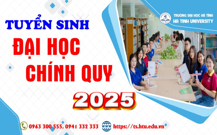 Thông tin tuyển sinh đại học chính quy năm 2025